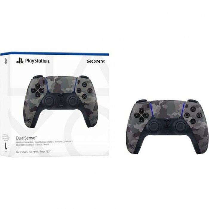 Sony Manette sans fil DualSense Camouflage gris pour PS5 et PC Sony Manette sans fil DualSense Camouflage gris pour PS5 et PC
