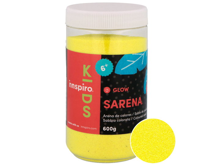 Sarena Sable de quartz jaune phosphorescent 600 g