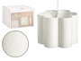 Giftdecor Lampe de Plafond Rugueuse 35x25x32 cm, Métal et Velours, Naturel (Set de 2)
