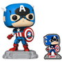 Funko Pop Marvel A60 - Captain America Comic avec pin