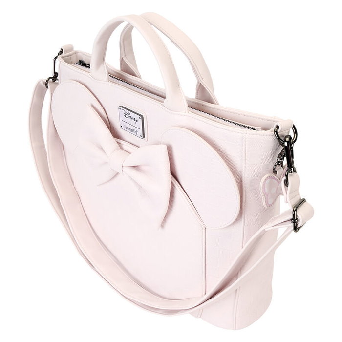 Loungefly Sac à dos 'Mochila' Ear Evergreen Minnie Disney - Taille : 30.4x27.9x7.6 cm - Cuir végane - Bretelles ajustables et amovibles Loungefly Sac à dos 'Mochila' Ear Evergreen Minnie Disney - Taille : 30.4x27.9x7.6 cm - Cuir végane - Bretelles ajustables et amovibles