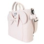 Loungefly Sac à dos 'Mochila' Ear Evergreen Minnie Disney - Taille : 30.4x27.9x7.6 cm - Cuir végane - Bretelles ajustables et amovibles