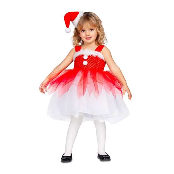 My Other Me Costume Tutu Xmas Taille 5-6 Ans - Costume de Fête pour Enfant en Polyester Multicolor