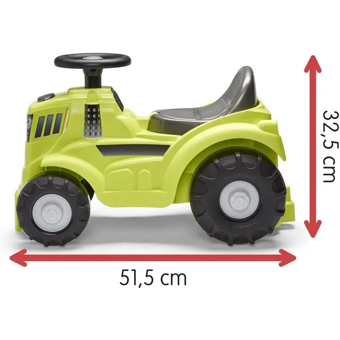 Ecoiffier 4351 Porteur Tracteur pour Enfant avec Coffre de Rangement, 51,5 cm, Jouet à Pousser pour 12 à 36 Mois