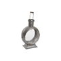 Lanterne DKD Home Decor Finition vieillie Argenté Métal Verre Vintage 37 x 22 x 55 cm
