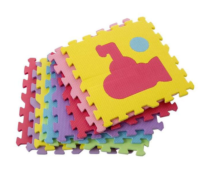 Creaciones Llopis - Puzzle Machines 30x30 cm, 9 Pièces, Pour Enfants 3 Ans et Plus, en Polyester