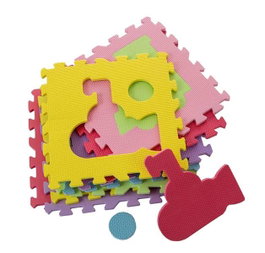 Creaciones Llopis - Puzzle Machines 30x30 cm, 9 Pièces, Pour Enfants 3 Ans et Plus, en Polyester