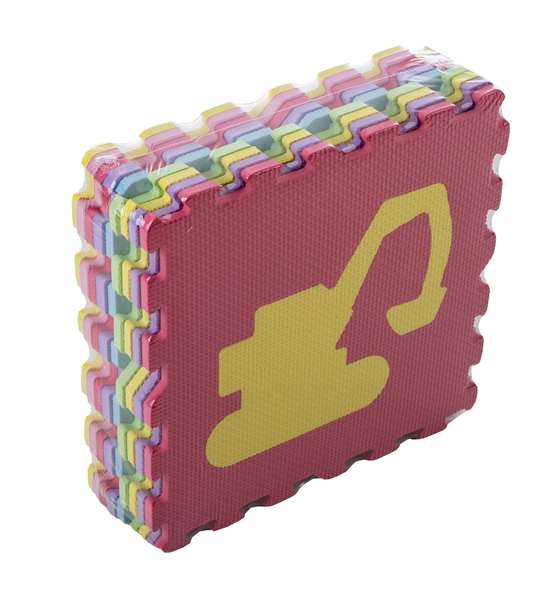 Creaciones Llopis - Puzzle Machines 30x30 cm, 9 Pièces, Pour Enfants 3 Ans et Plus, en Polyester