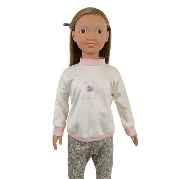 Muñecas Arias - Poupée Lisa 87 cm avec cheveux - Version espagnole