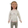 Muñecas Arias - Poupée Lisa 87 cm avec cheveux - Version espagnole