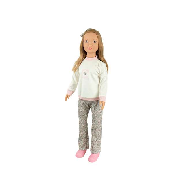 Muñecas Arias - Poupée Lisa 87 cm avec cheveux - Version espagnole