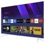 Continental Edison TV LED UHD QLED 43" (108 cm) - Modèle CELED43SVQLB26B7 - 3xHDMI, 2xUSB - Blanc