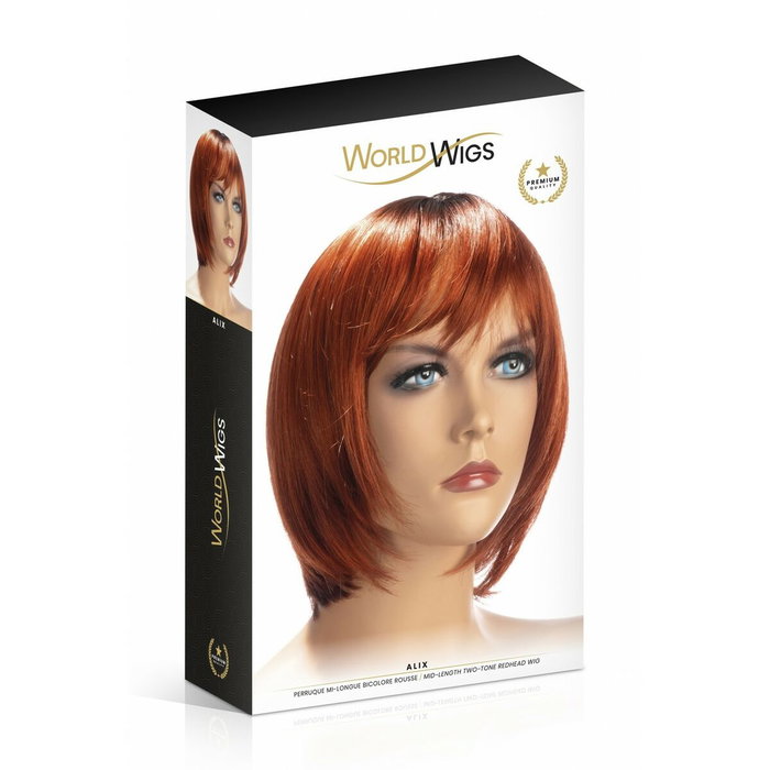 Accessoire Érotique World Wigs Alix Noir Perruques Accessoire Érotique World Wigs Alix Noir Perruques