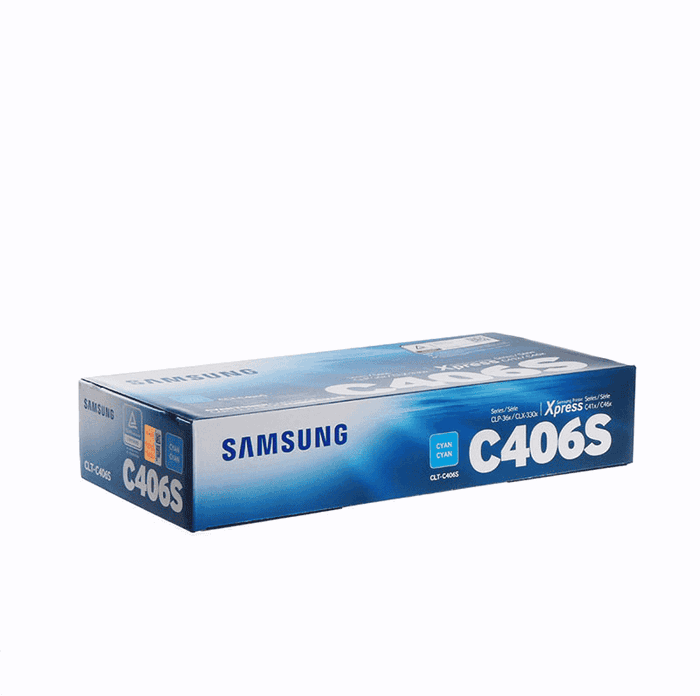 Samsung Cartouche d'Encre Toner CLT-C406S / ST984A Couleur Cyan pour Imprimante Laser Samsung Cartouche d'Encre Toner CLT-C406S / ST984A Couleur Cyan pour Imprimante Laser
