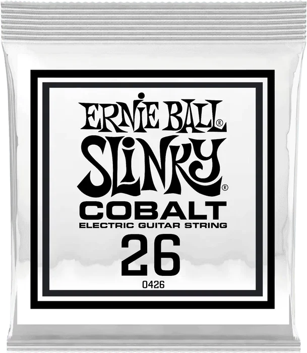 ERNIE BALL Jeu de 6 cordes de basse Slinky Cobalt .026 ERNIE BALL Jeu de 6 cordes de basse Slinky Cobalt .026
