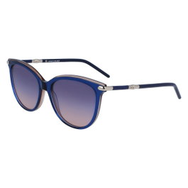 Longchamp LO727S-435 Lunettes de soleil Bleu/Rose