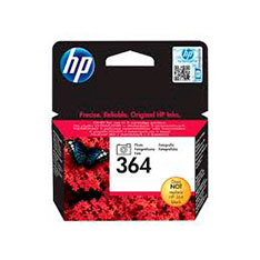HP 364 CB317EE Cartouche d'encre originale Noir Photo pour Photosmart