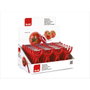Ibili Éplucheur de Fruits et de Légumes 15 cm Rouge Acier inoxydable