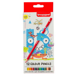 Bruynzeel Étui de 12 crayons de couleur Kids