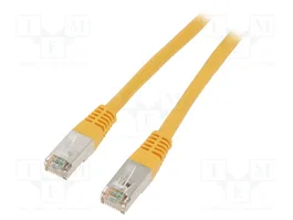QOLTEC Patch cord Cat 6 F/UTP RJ45 0,25m jaune