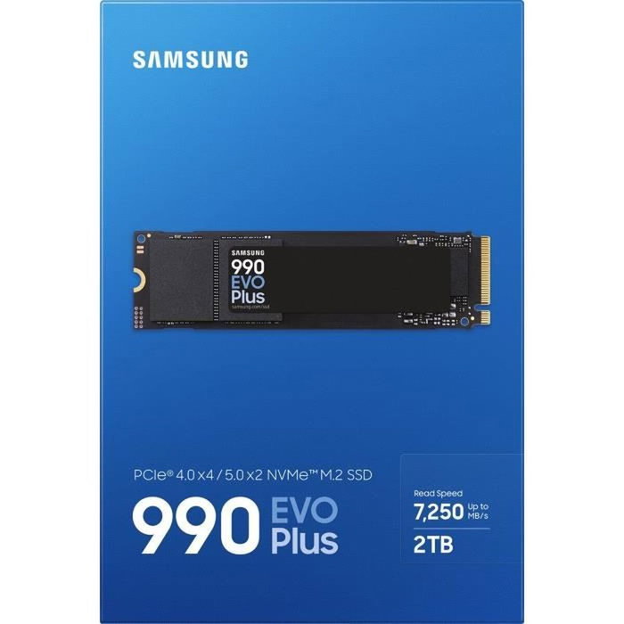 Samsung 990 EVO Plus 2 To NVMe M.2 PCIe 4.0x4