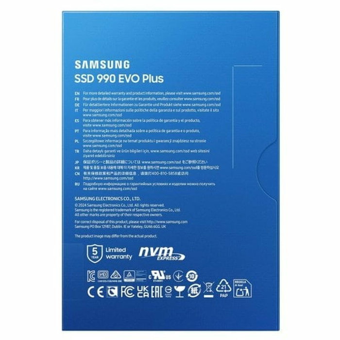 Samsung 990 EVO Plus 2 To NVMe M.2 Samsung 990 EVO Plus 2 To NVMe M.2