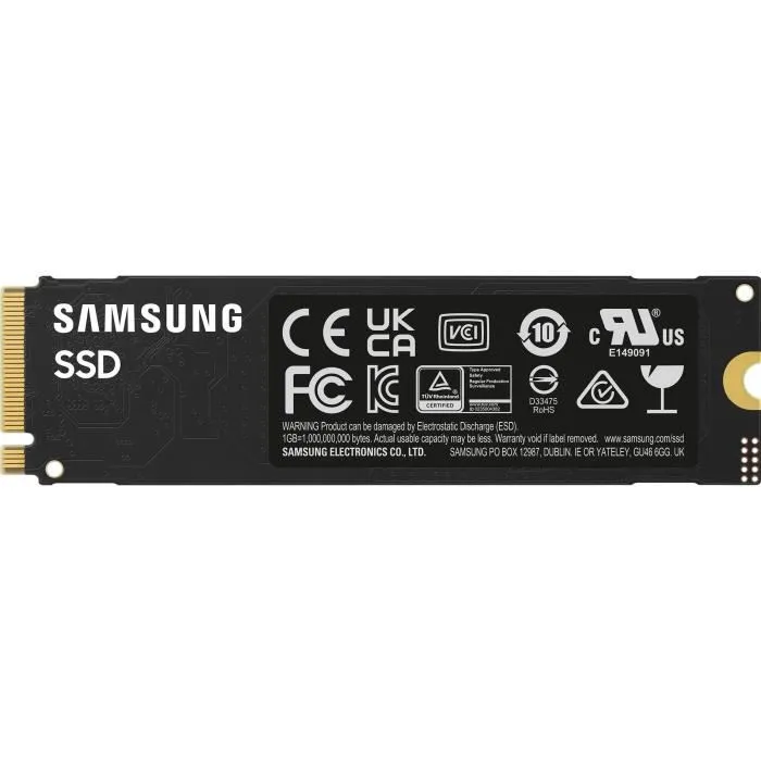 Samsung 990 EVO Plus SSD Interne 2 To NVMe M.2 PCIe 4.0x4 Lecture 7 250 Mo/s