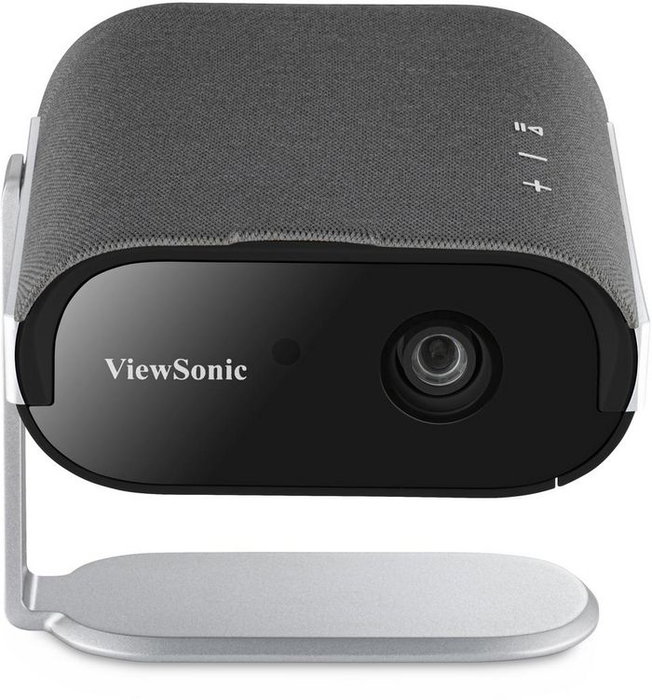 ViewSonic M1MAXN Projecteur LED Portable Ultra Compact et Intelligent - Full HD 1080p avec Google TV Intégré, Batterie, Harman Kardon, 150 000:1, 25dB