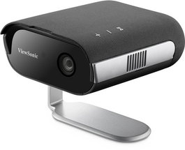 ViewSonic M1MAXN Projecteur LED Portable Ultra Compact et Intelligent - Full HD 1080p avec Google TV Intégré, Batterie, Harman Kardon, 150 000:1, 25dB