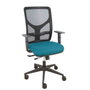 PIQUERAS Y CRESPO Chaise de Bureau Motilla Synchrone/Traslack Vert pétrole et Noir
