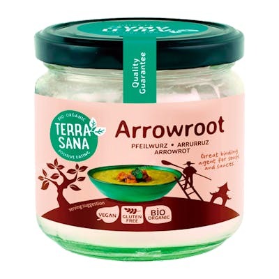 Terrasana Arrowroot 150g Bio Vegan - Fécule de marante biologique pour sauces et desserts Terrasana Arrowroot 150g Bio Vegan - Fécule de marante biologique pour sauces et desserts
