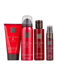 Rituals - Coffret The Ritual Of Ayurveda : Mousse Douche 50 ml + Huile Douche Nourrissante pour Peau Sèche 75 ml + Brume Parfumée pour Cheveux 20 ml + Crème Corps Équilibrante 70 ml