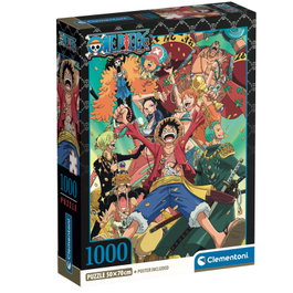 Clementoni Puzzle One Piece Luffy & Friends 1000 pièces