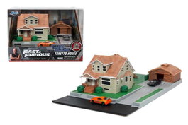 Smoby Fast & Furious Casa Garaje Toretto avec 2 nano véhicules en métal - Jouet en plastique pour enfants à partir de 36 mois