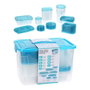 Boîtes de rangement Lifetime Vert Transparent Plastique Avec couvercle (50 Unités)