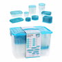 Lifetime Boîtes de rangement Vert Transparent Plastique Avec couvercle (50 Unités)
