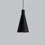 Lampe Suspendue Shu Noir, Cable Noir Pour Cuisine, Chambre, Bureau