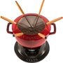 Staub La Fondue 18cm Cherry Red, Cast Iron