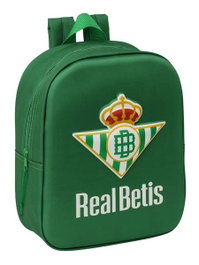 Safta Sac à dos maternelle Real Betis Balompié 3D avec poche filet 22x27x10 cm pour enfant à partir de 3 ans