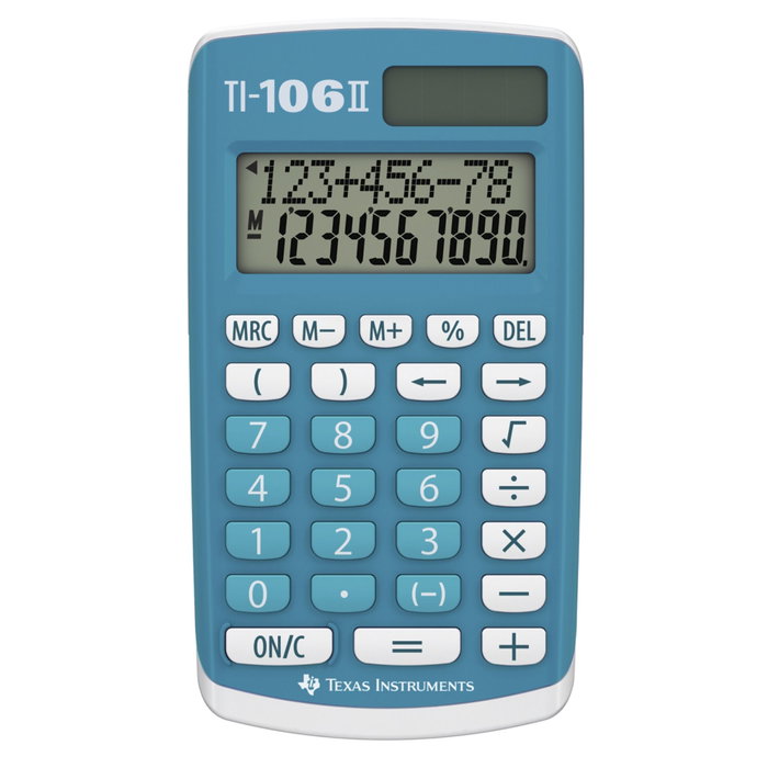 Texas Instruments TI-106 II Solaire - Bleu