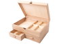 Innspiro Costurero en bois de balsa avec deux tiroirs