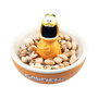 ERIK - Bol à Snacks Garfield 3D avec Couvercle et Trou de Déchets, 16.2x13x16.2 cm, en Dolomite