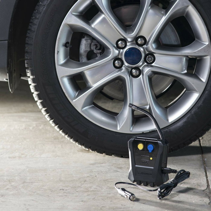Michelin Mini Compresseur d'Air Digital 12V 3,5 Bars Noir et Gris Michelin Mini Compresseur d'Air Digital 12V 3,5 Bars Noir et Gris