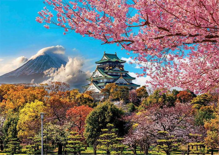 Educa Puzzle 2000 pièces Castillo de Osaka (Japon) - Pour adultes Educa Puzzle 2000 pièces Castillo de Osaka (Japon) - Pour adultes