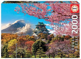 Educa Puzzle Château d'Osaka (Japon) - 2000 pièces