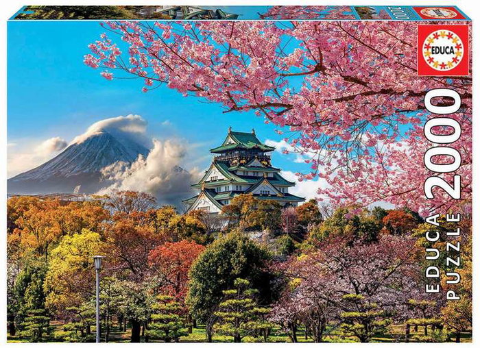 Educa Puzzle 2000 pièces Castillo de Osaka (Japon) - Pour adultes Educa Puzzle 2000 pièces Castillo de Osaka (Japon) - Pour adultes