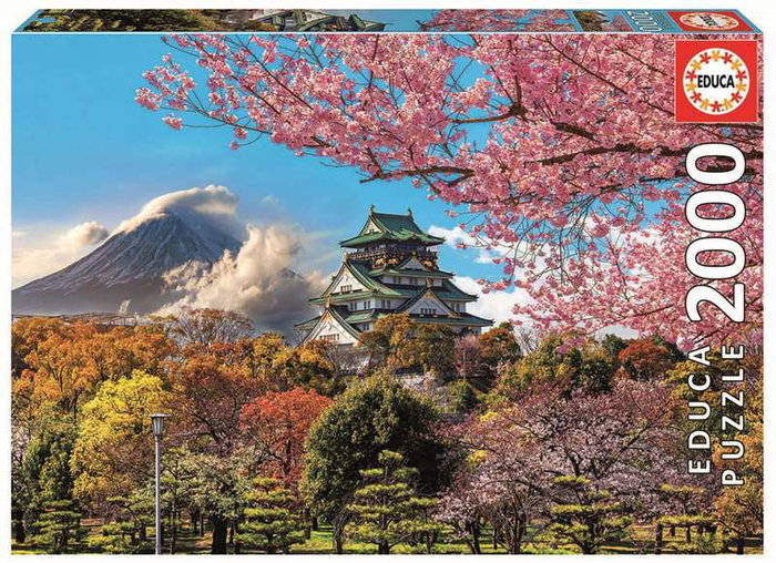Educa Puzzle 2000 pièces Castillo de Osaka (Japon) - Pour adultes Educa Puzzle 2000 pièces Castillo de Osaka (Japon) - Pour adultes