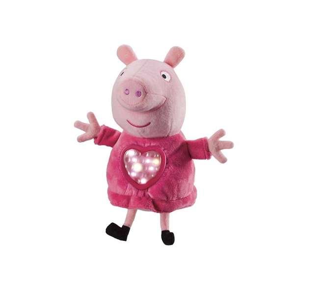 Peppa Pig Fiesta Pijamas 3 Peluche avec sac de couchage et lumières, modèle COP6926