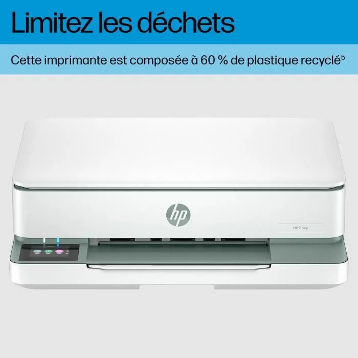 HP Envy 6130e - Imprimante jet d'encre couleur tout-en-un avec copieur, scanner et impression recto verso - 3 mois Instant Ink inclus avec HP+