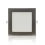 Plaque LED 12W 1200Lm 2700K Carrée Nickel Satiné 50.000H GL-CL-S12N-WW